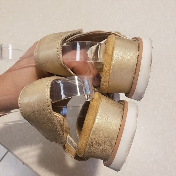 BOBS SKECHERS DESERT SANDALS JUTE WEDGE 7 COMFORT Brown - Picture 5 of 7